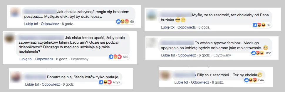 Dziennikarkę atakowało bardzo dużo kobiet