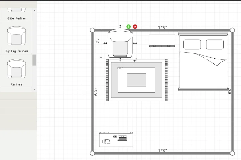 Planyourroom.com to proste, ale przydatne narzędzie w urządzaniu mieszkania.