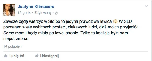 Justyna Klimasara również nie jest zadowolona z powodu przegranej ZL