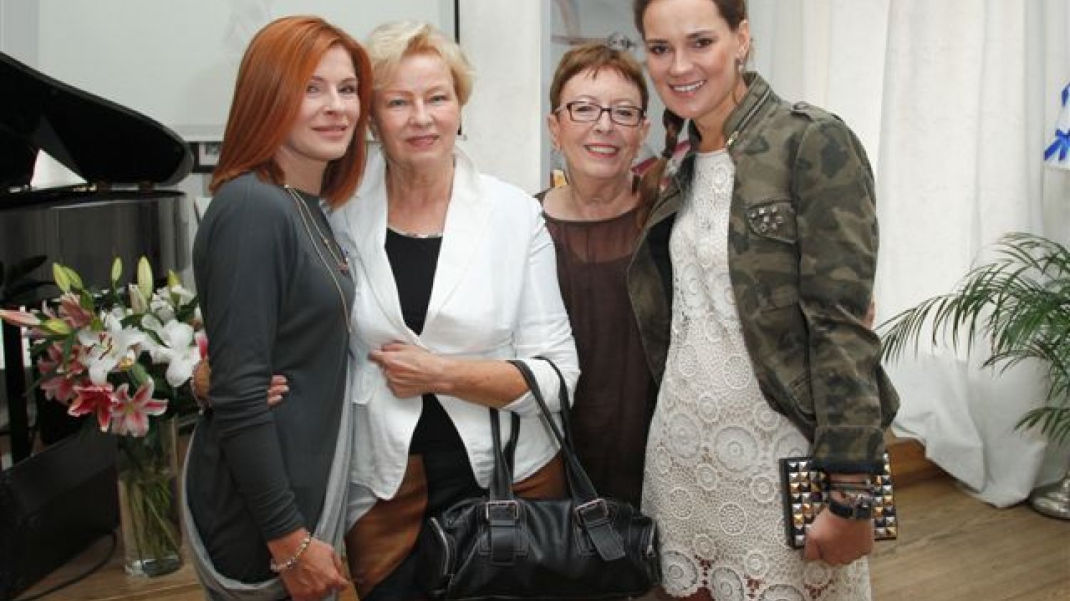 Na fotografii Anna Maruszeczko, Krystyna Kofta, Ela Kozik - szefowa Amazonek, Aleksandra Nieśpielak