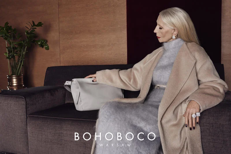 Helena Norowicz w płaszczu Bohoboco.