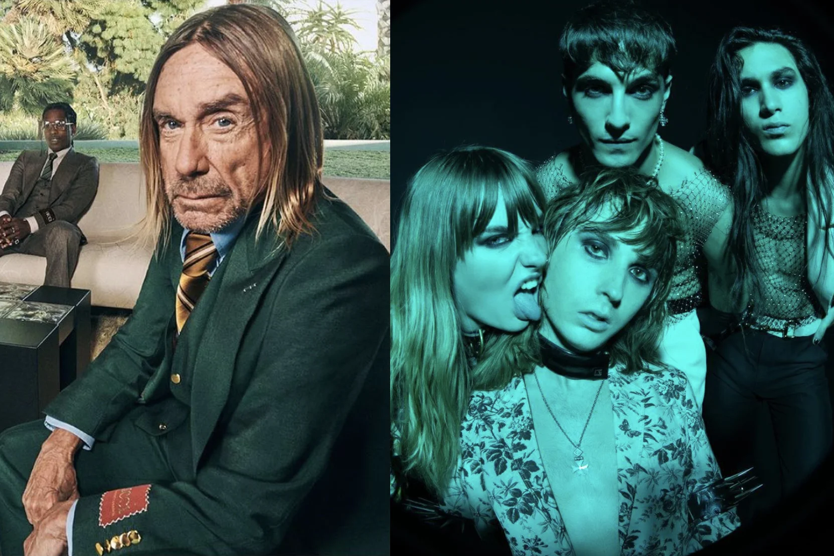 Måneskin i Iggy Pop łączą siły w nowej wersji hitu z Eurowizji "I wanna be your slave".