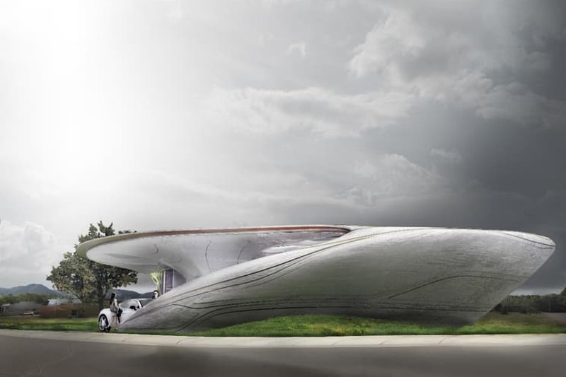 Zgłoszony do konkursu projekt drukowanego w 3D domu, który może mieć dowolny kształt