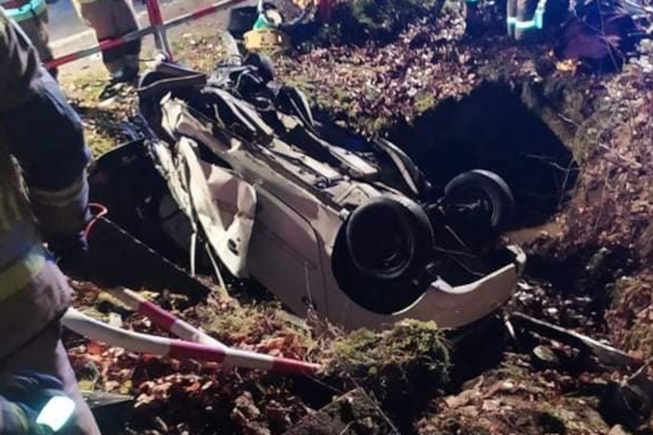 Tylmanowa. W wypadku samochodowym zginęło młode małżeństwo, 2-letnie dziecko trafiło do szpitala.