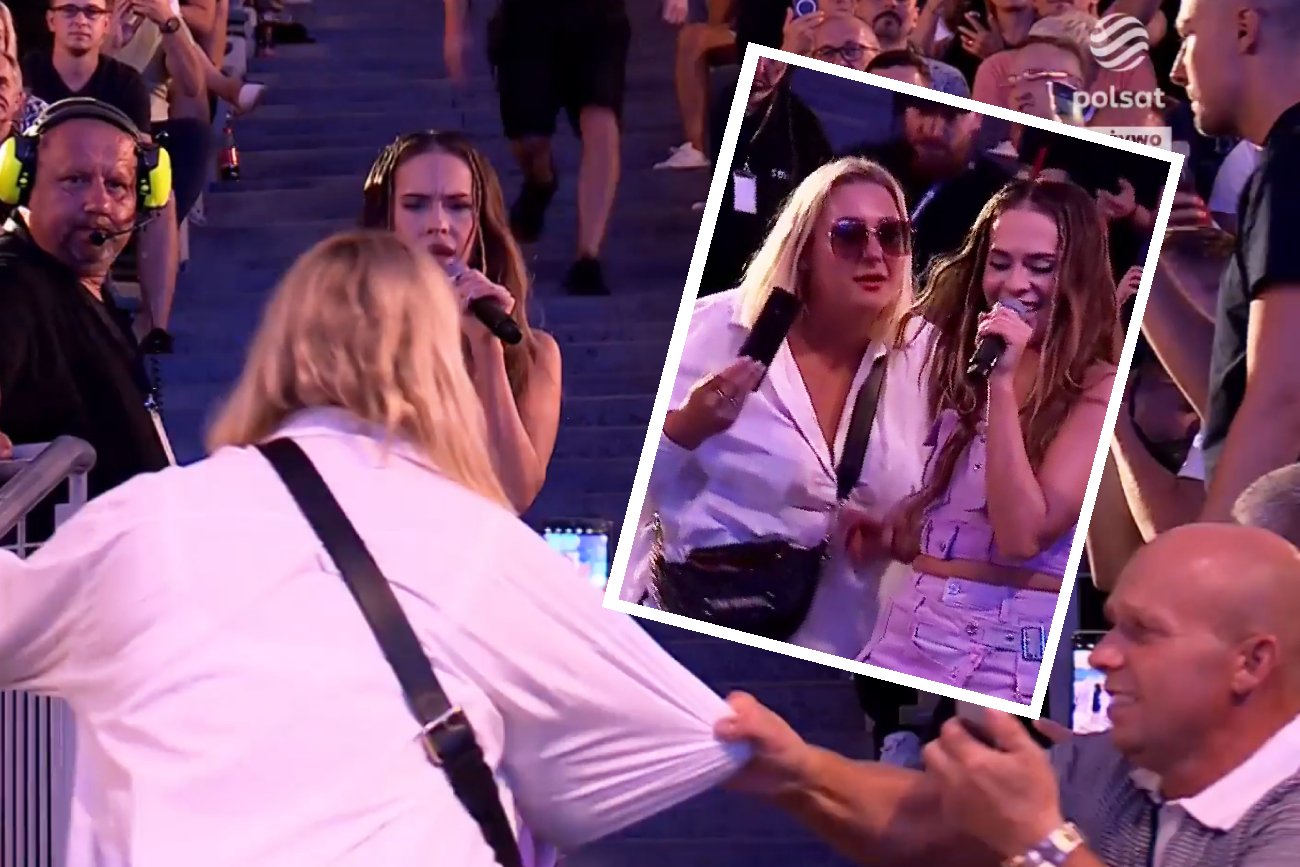 Fanka przeszkodziła Blance w show. Kobietę "dopadli" ochroniarze [WIDEO]