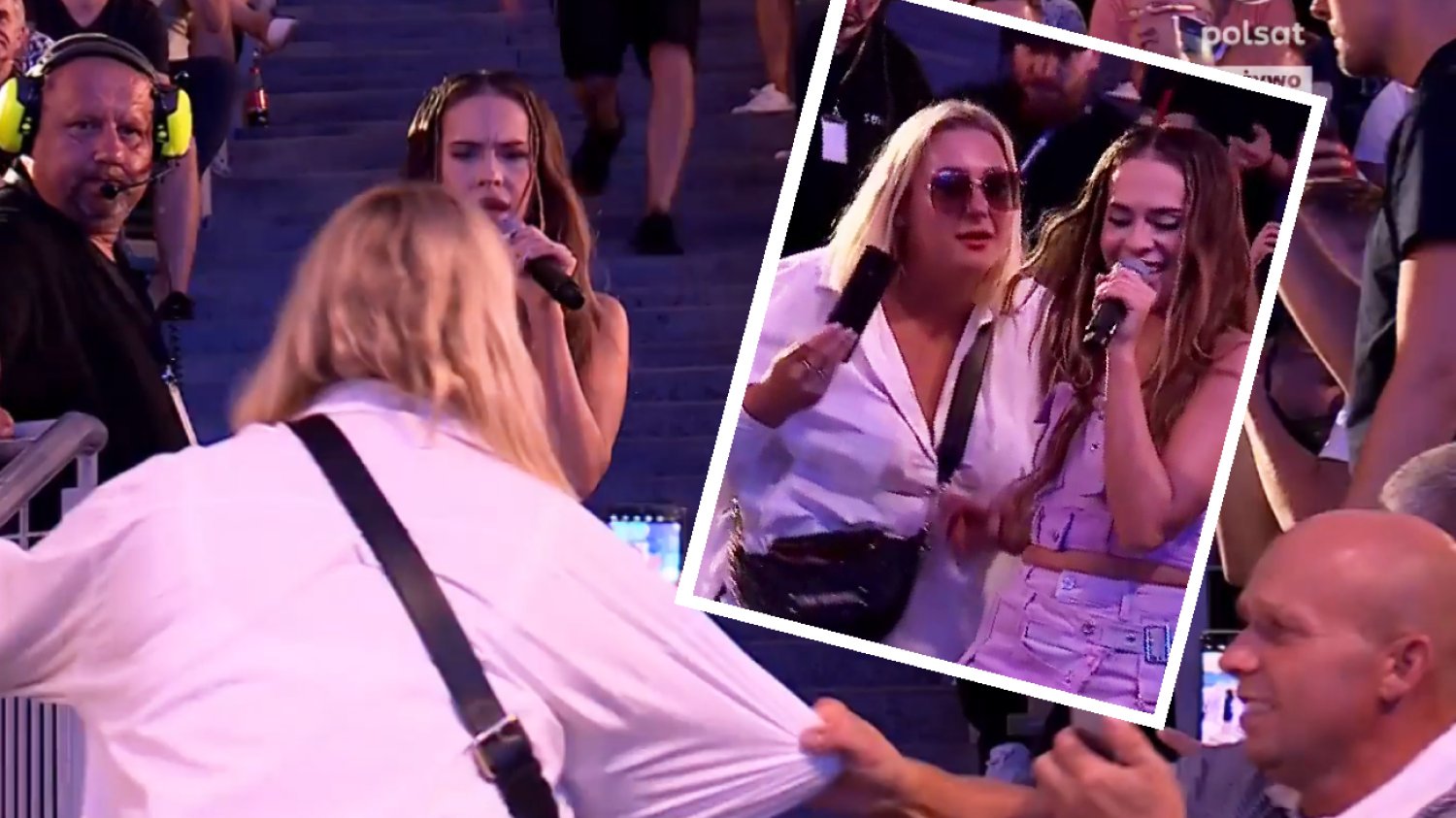 Fanka przeszkodziła Blance w show. Kobietę "dopadli" ochroniarze [WIDEO]