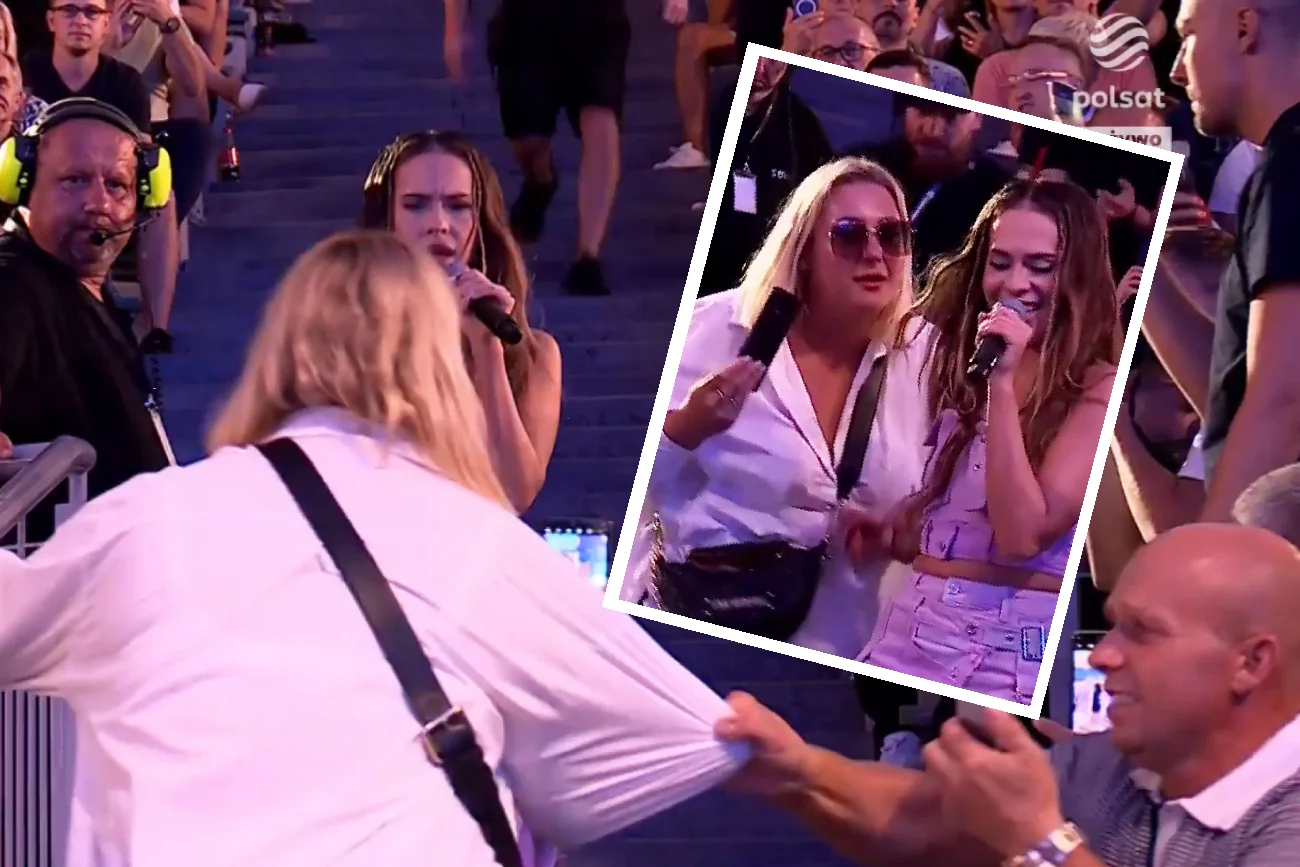 Fanka przeszkodziła Blance w show. Kobietę "dopadli" ochroniarze [WIDEO]