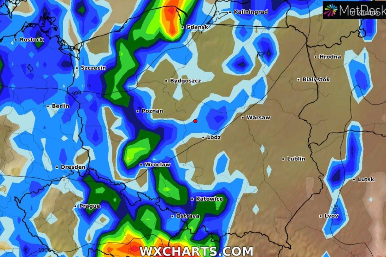 Prognoza pogody na wtorek 1 sierpnia