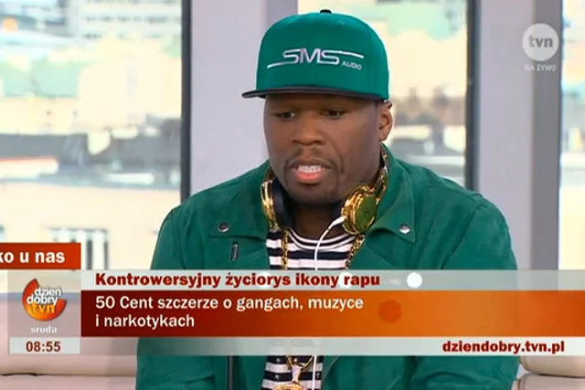 50 Cent był gościem programu "Dzień dobry TVN"