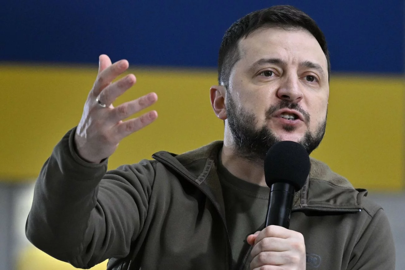 Prezydent Ukrainy Wołodymyr Zełenski.