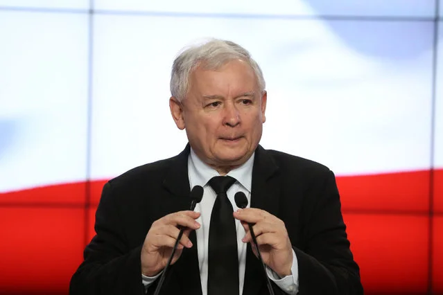 Jarosław Kaczyński zagrzewał do obrony niepodległości.