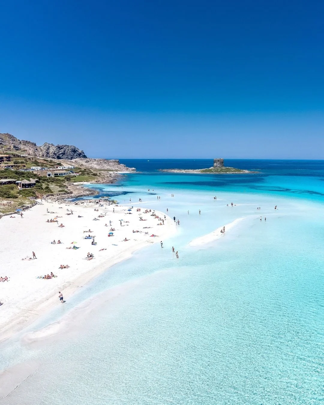 La Pelosa — najpiękniejsza plaża Sardynii La Pelosa — najpiękniejsza plaża Sardynii