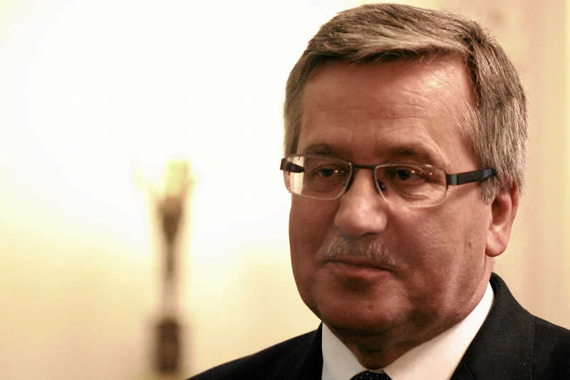 Prezydent Bronisław Komorowski