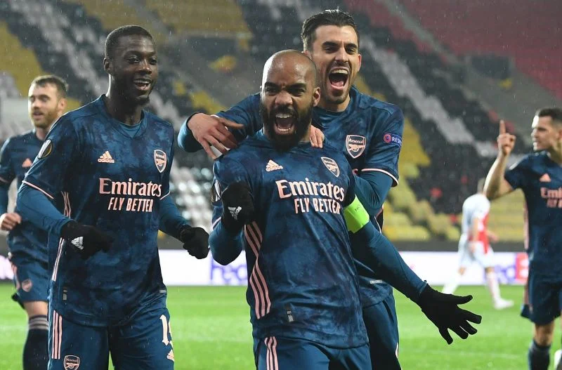 Arsenal Londyn zdeklasował Slavię Praga i jest w półfinale Ligi Europy