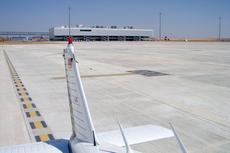 Terminal lotniska Ciudad Real w Hiszpanii.