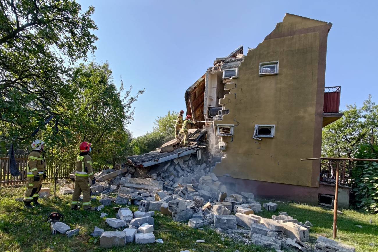 W wybuchu gazu w Rogowie zginęła 82-letnia kobieta