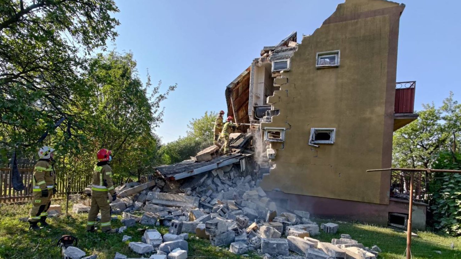 W wybuchu gazu w Rogowie zginęła 82-letnia kobieta