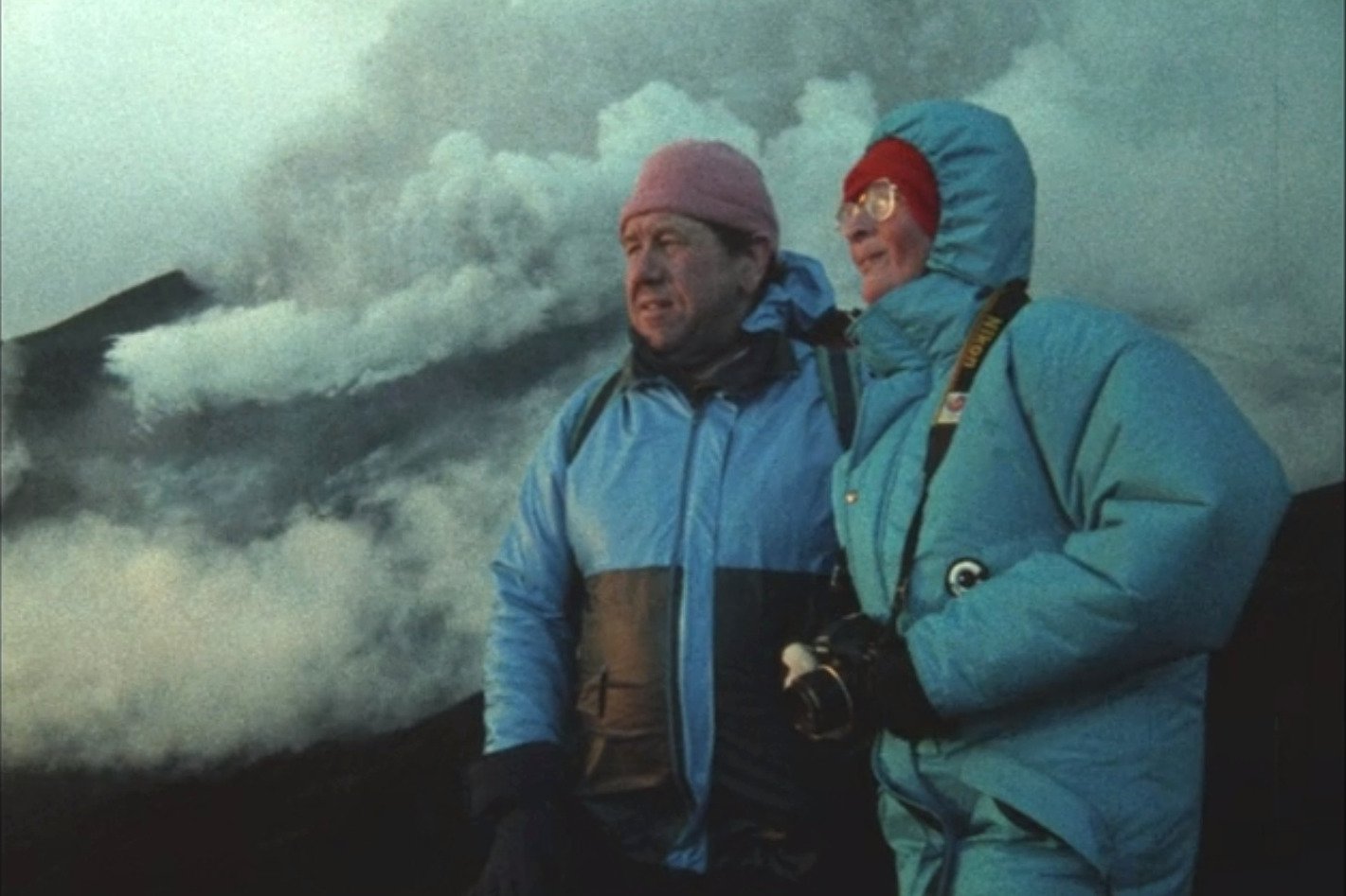 Katia i Maurice Krafft w "Wulkanie miłości"