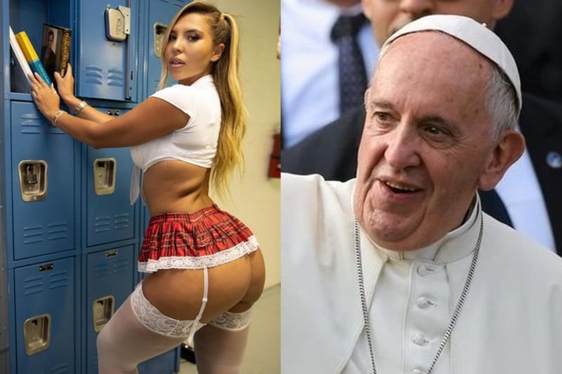 Powyższe zdjęcie Natalii Garibotto na Instagramie zostało polajkowane z profilu papieża Franciszka