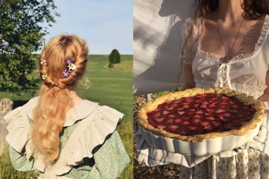 Cottagecore to trend popularny wśród młodych kobiet