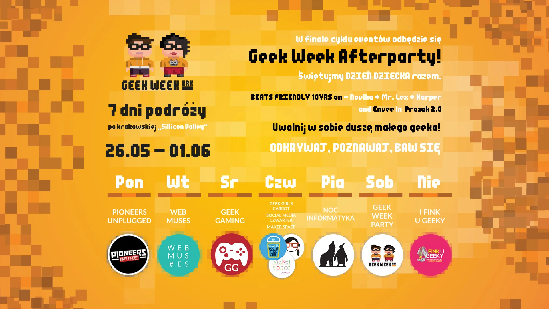 Plakat GeekWeekKRK