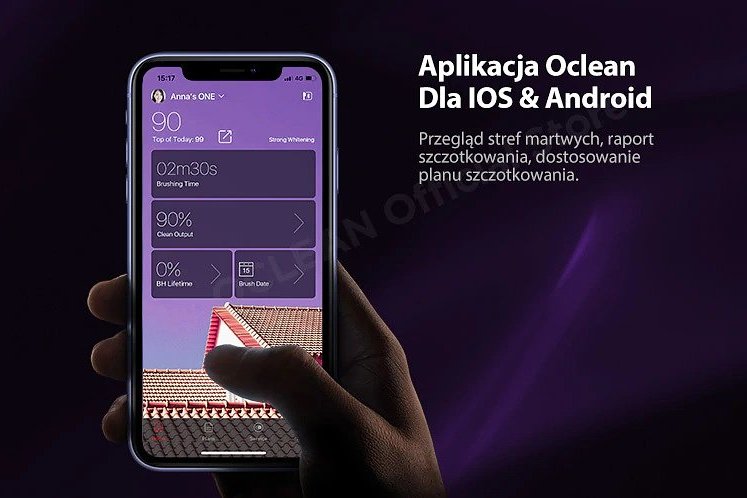 Szczoteczka soniczna Oclean X Pro. Teraz zęby można umyć za pomocą aplikacji.