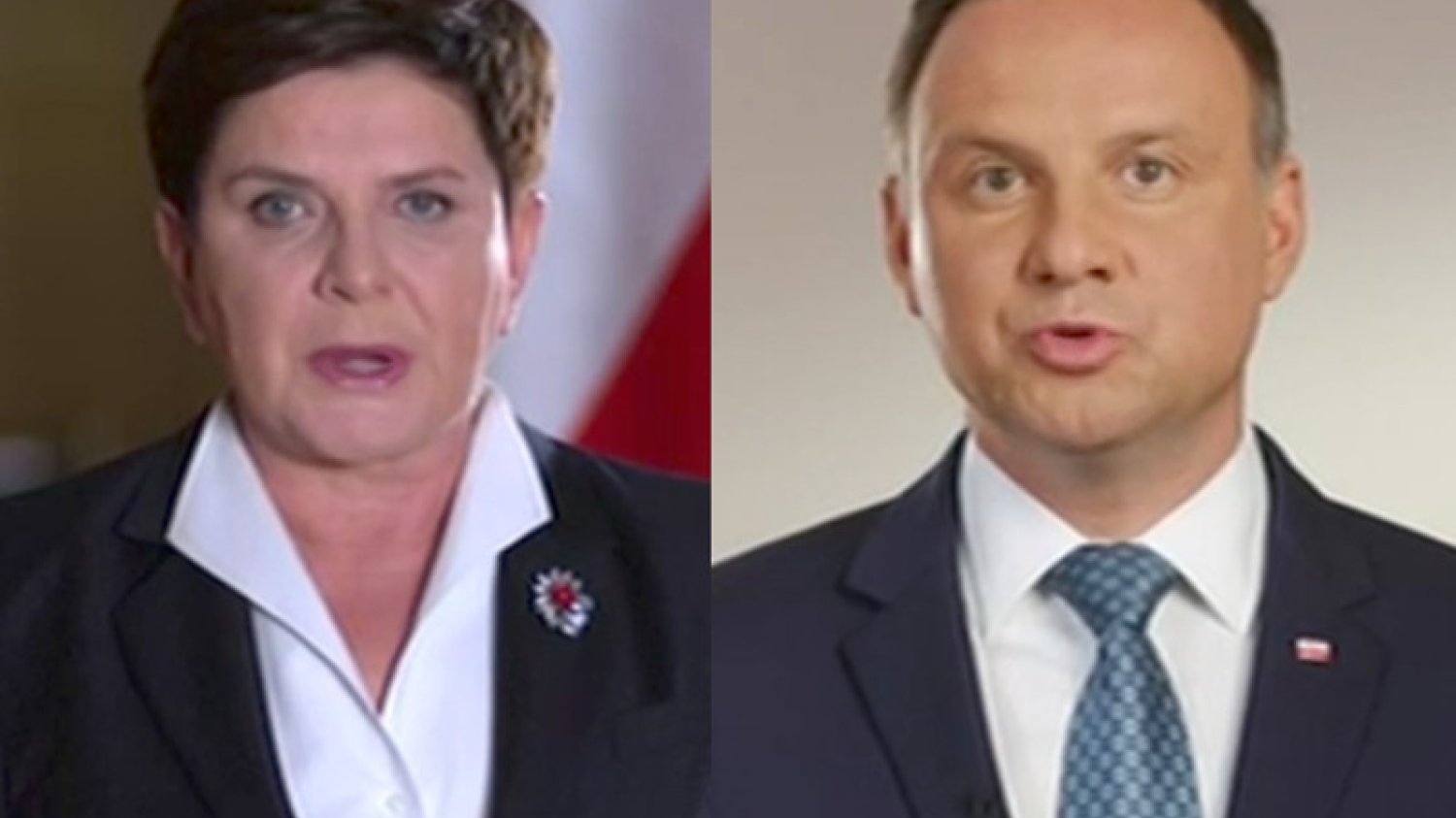 Beata Szydło zaskoczyła – o orędziu pani premier opinia publiczna dowiedziała się tuż przed jego emisją. Zaplanowane wcześniej orędzie Andrzeja Dudy zostało wyemitowane w TVP jako drugie.