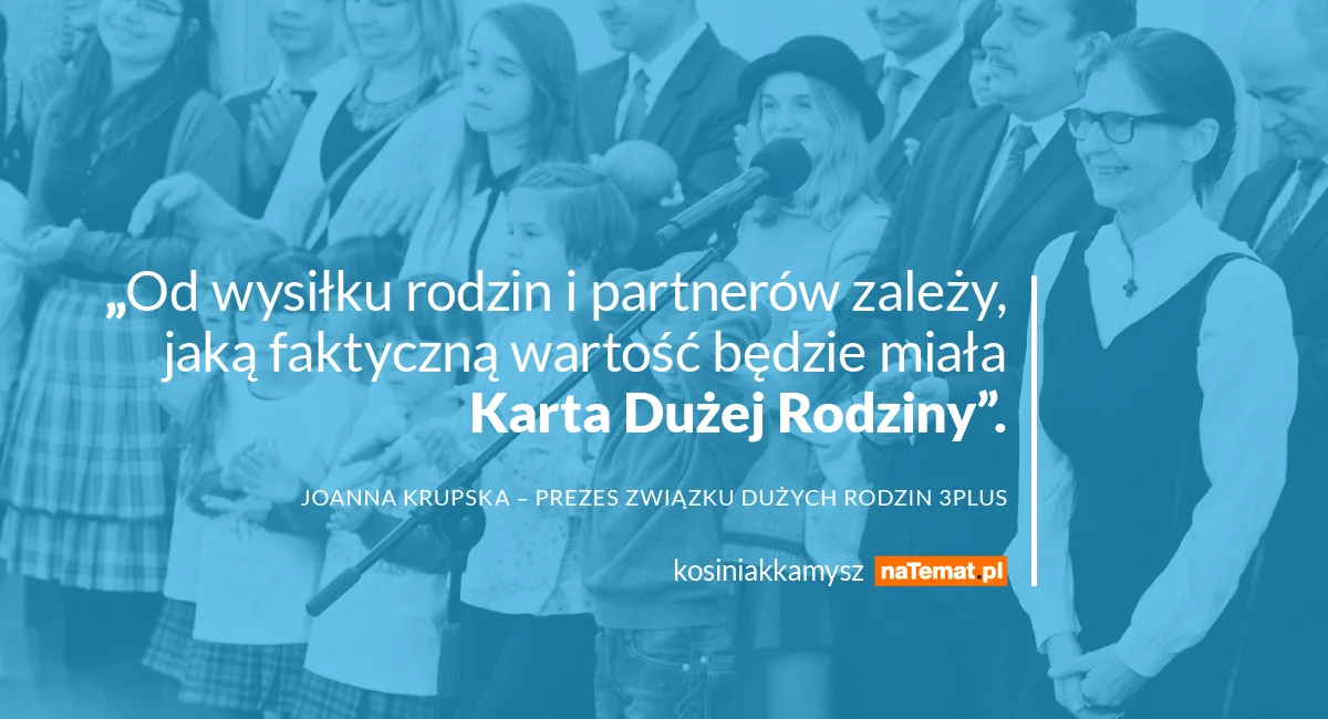 Joanna Krupska – prezes Związku Dużych Rodzin 3 Plus