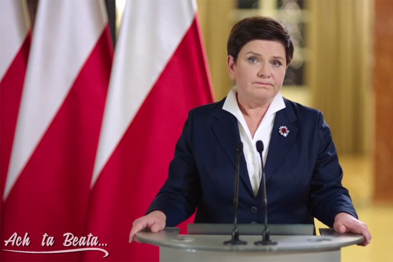 Internauci bezlitośnie kpią z Prawa i Sprawiedliwości. Przeróbka orędzia premier Beaty Szydło to prześmieszna satyra polityczna.