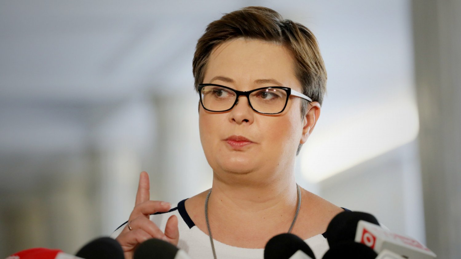 Posłanka Katarzyna Lubnauer z Nowoczesnej.