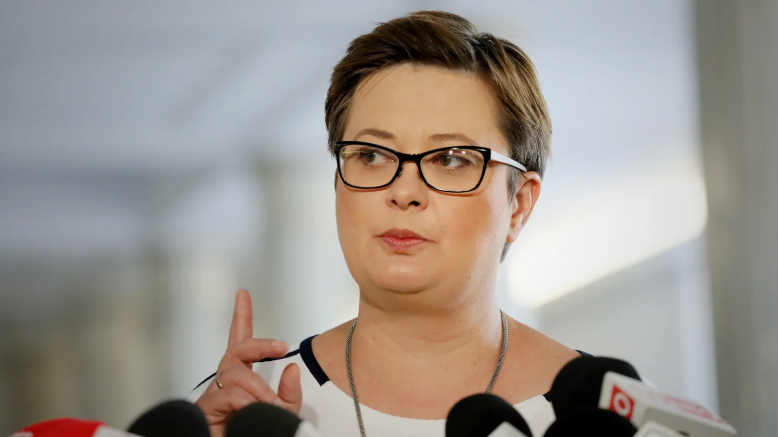 Posłanka Katarzyna Lubnauer z Nowoczesnej.