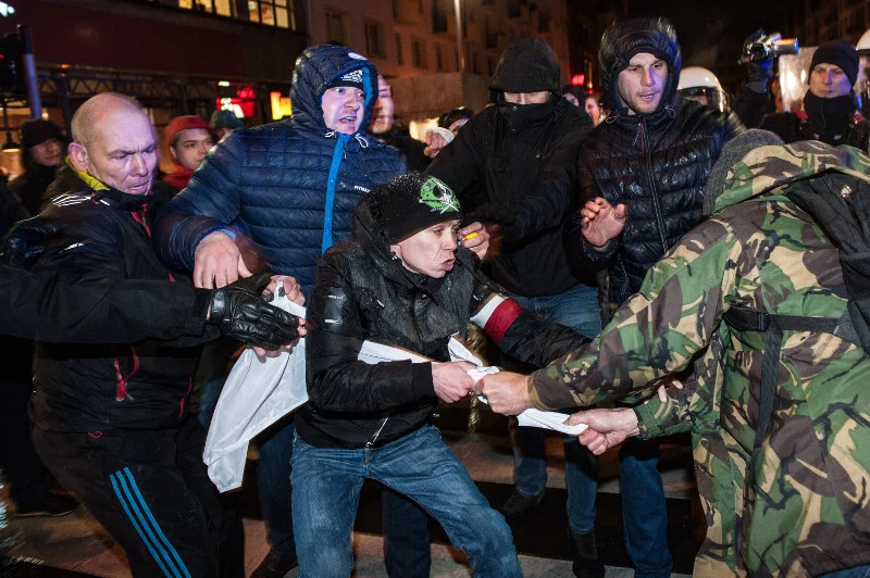 Atmosfera na wrocławskim Marszu Patriotów była naprawdę gorąca.