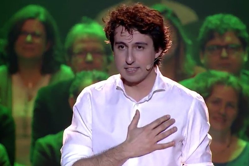 Jesse Klaver, przywódca Zielonych, nazywany jest holenderskim Trudeau.