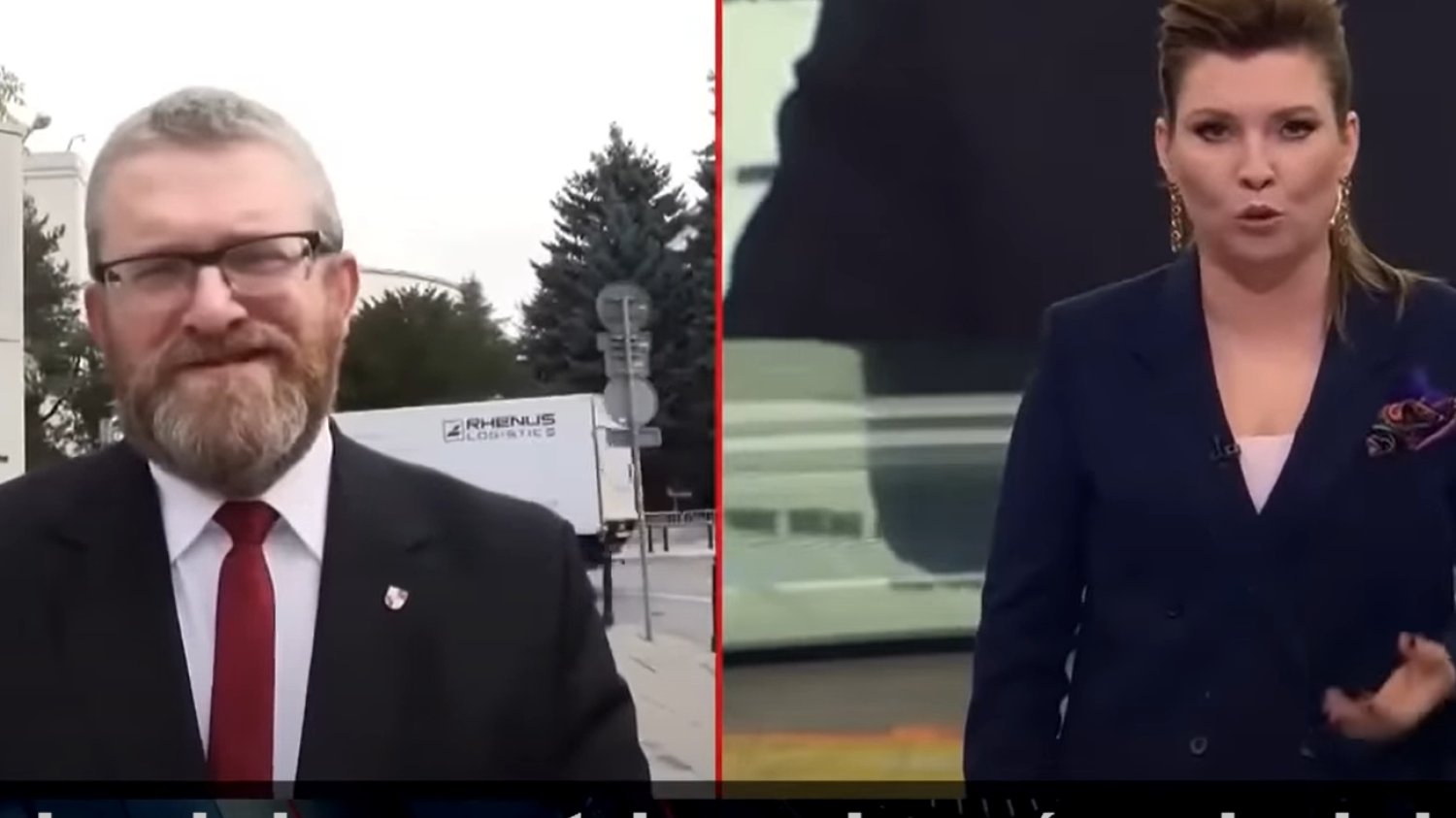 Grzegorz Braun pojawił się w rosyjskiej telewizji