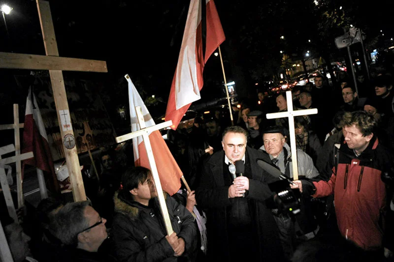 Podczas wyprawy sympatyków "Gazety Polskiej" na Węgry zepsuła się lokomotywa.