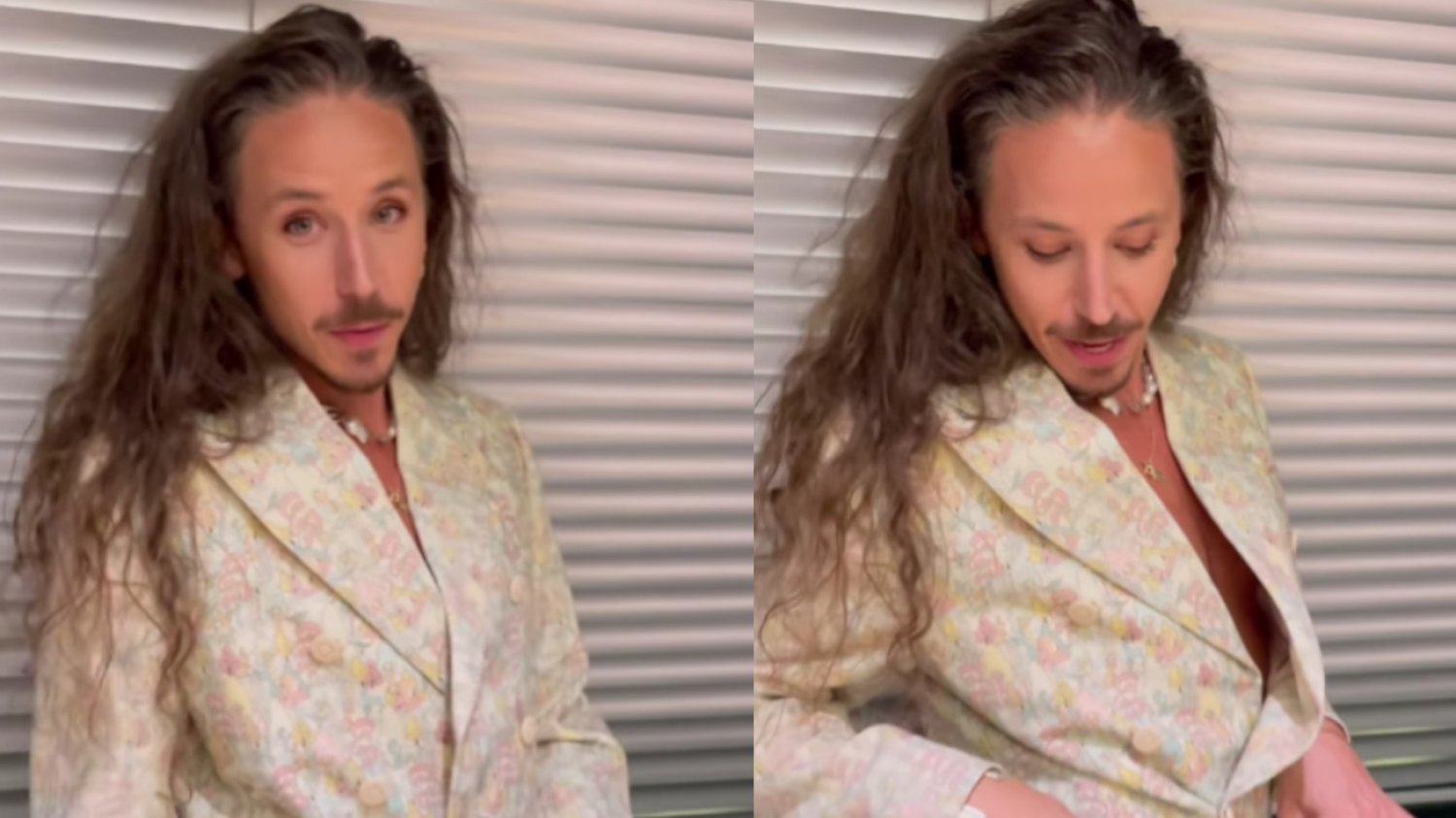 Michał Szpak nie powstrzymał się, by pokazać więcej ciała swoim fanom.
