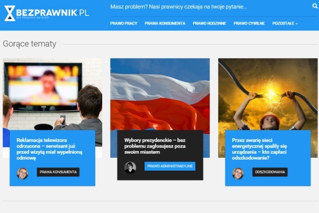 Startup opiera swoją działalność na synergicznej współpracy prawników i blogerów