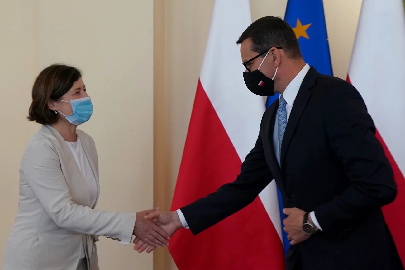 Vera Jourova w poniedziałek rozpoczęła wizytę w Polsce.