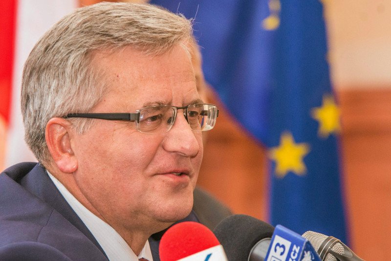 Bronisław Komorowski chce wystartować w wyborach do PE.