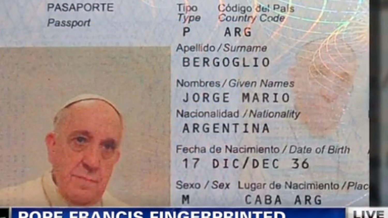 Papież Franciszek niebawem otrzyma nowy paszport