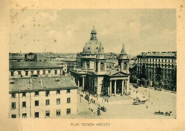 Plac trzech Krzyży, 1910 rok, Warszawa