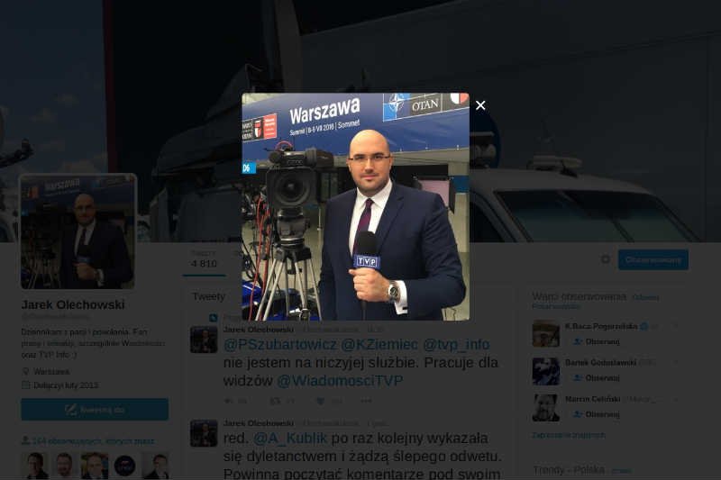 Jarosław Olechowski z "Wiadomości" kiedyś współpracował z Fundacją Batorego, na którą "Wiadomości" przeprowadziły nagonkę.