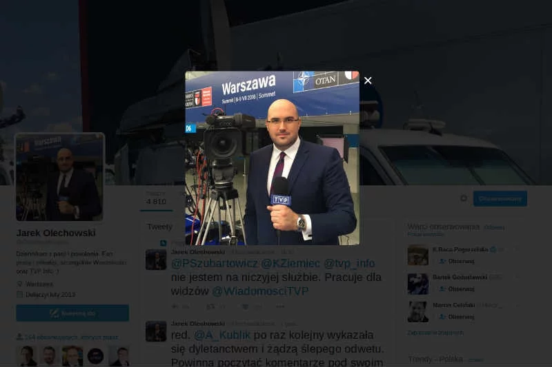 Jarosław Olechowski z "Wiadomości" kiedyś współpracował z Fundacją Batorego, na którą "Wiadomości" przeprowadziły nagonkę.