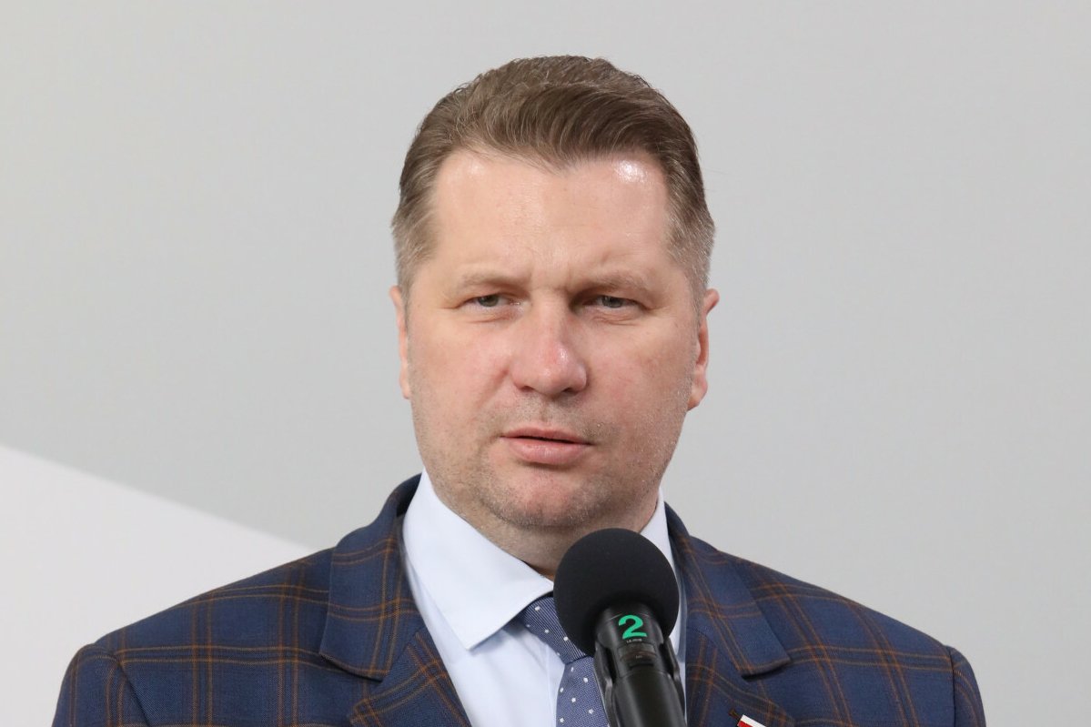 Minister edukacji Przemysław Czarnek