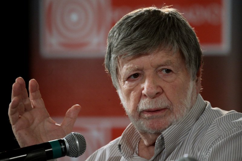 Szewach Weiss w Kinie Kultura podczas obchodów 100 rocznicy urodzin Jana Karskiego.