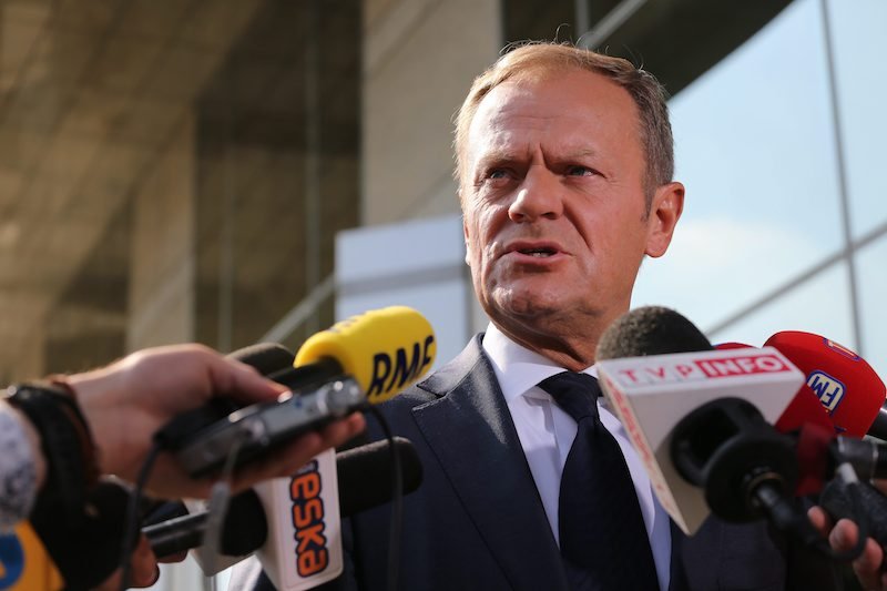 Donald Tusk mówi o kondycji opozycji.