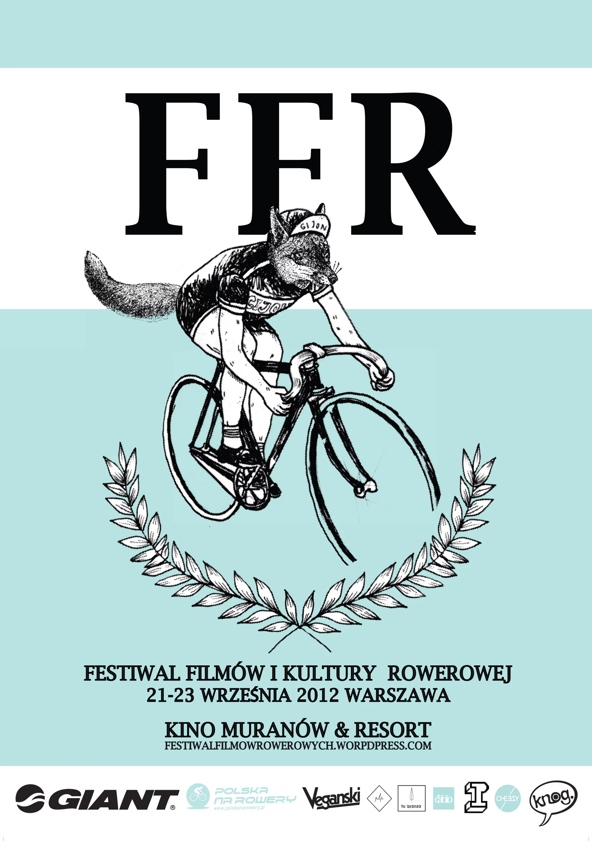 plakat Festiwalu Filmów Rowerowych