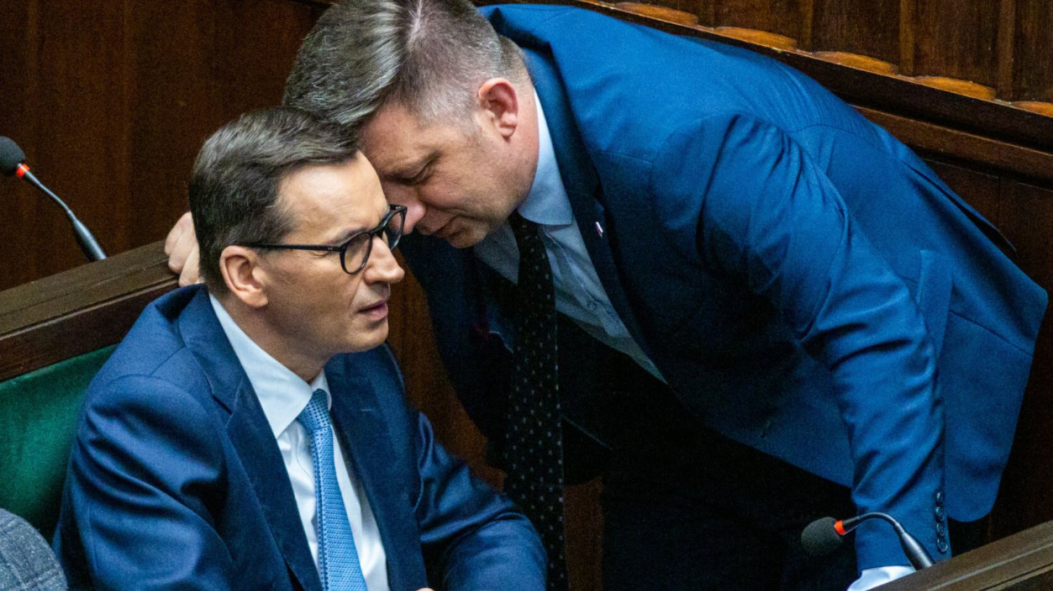 Mateusz Morawiecki i Michał Dworczyk