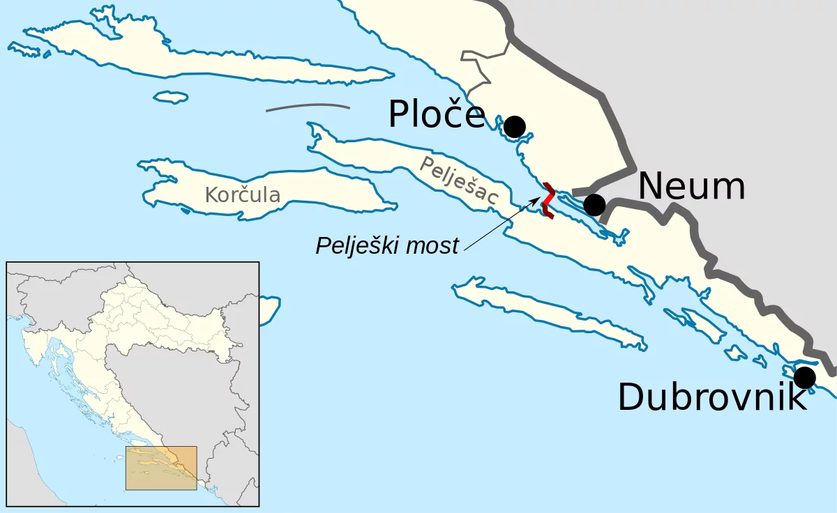 Most Pelješac.