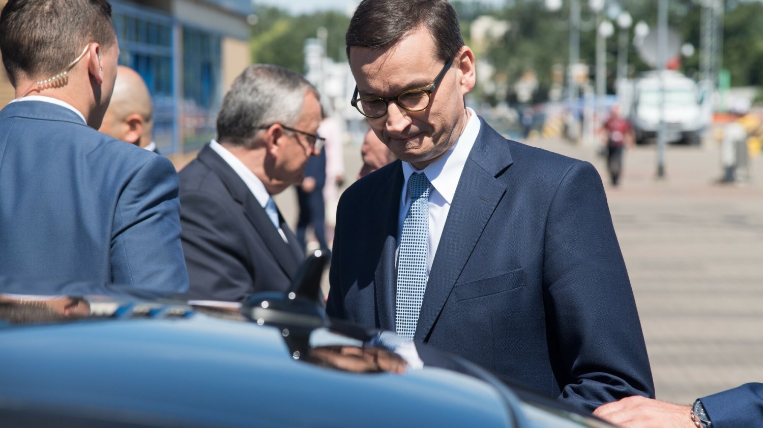 Mateusz Morawiecki jechał w rządowej kolumnie w czasie jej wypadku na Podlasiu.